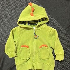 Green Dinosaur Hoodie for Kids